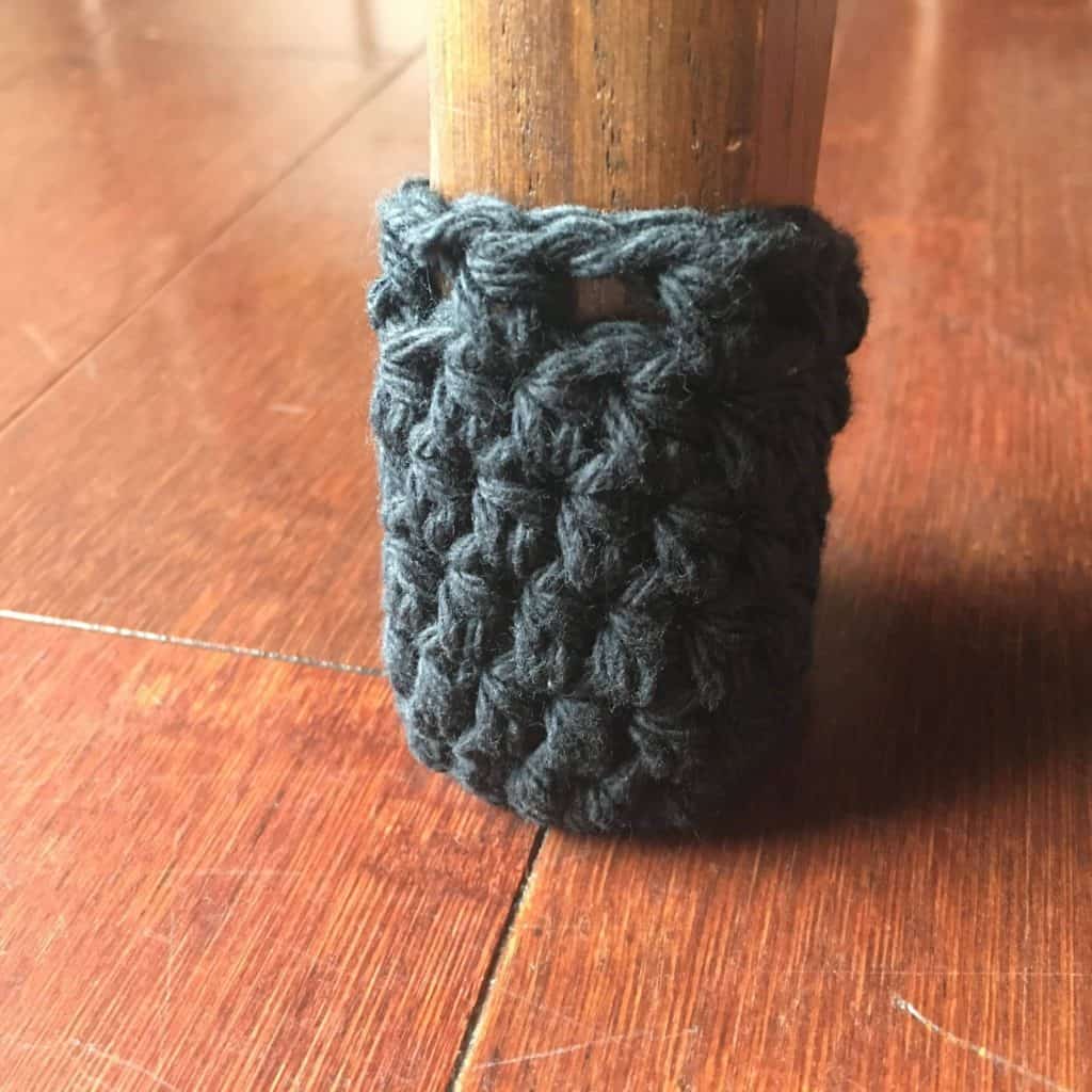 crochet chair sock