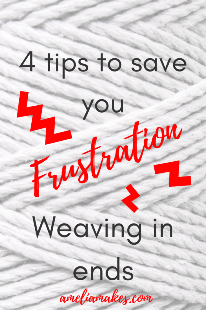 tips for weaving in ends