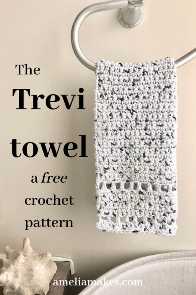 Crochet Hand Towel Pattern - Radiant Hand Towel