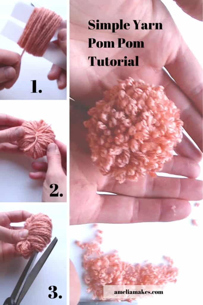 How to Make Yarn Pom-Poms in Just Three Simple Steps