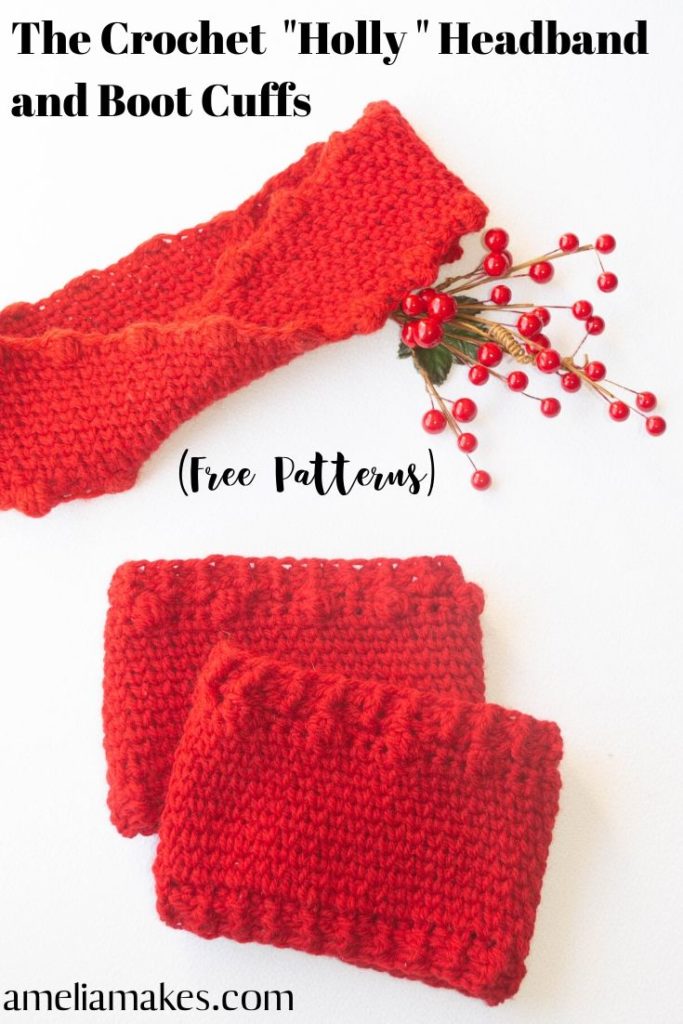 Jasmine Stitch Crochet Earwarmer-Free Pattern - Amelia Makes