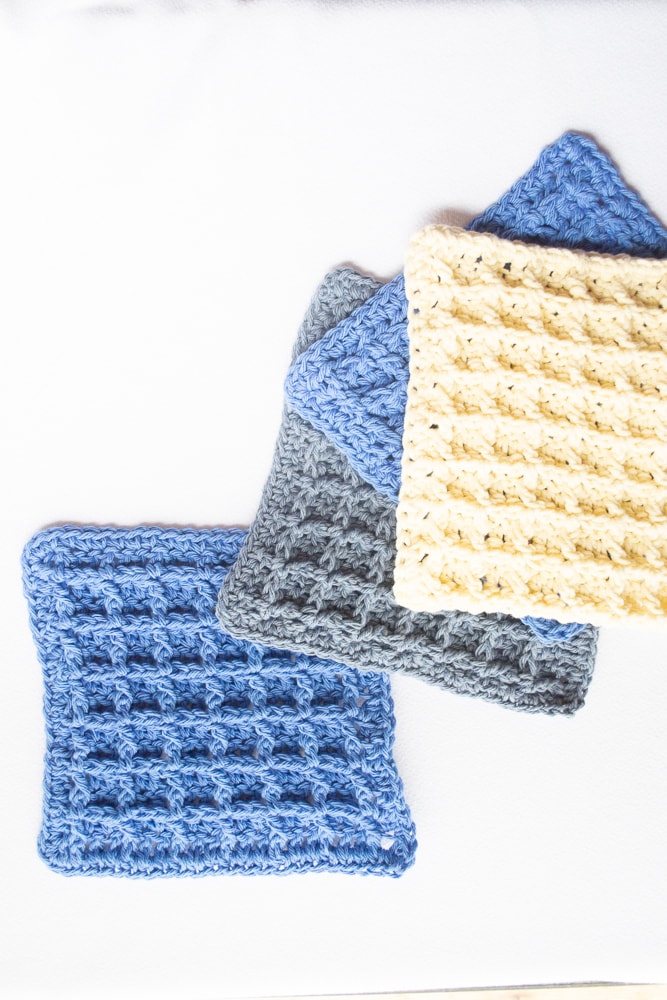 Free Pattern: Waffle Time Washcloth — With Wool