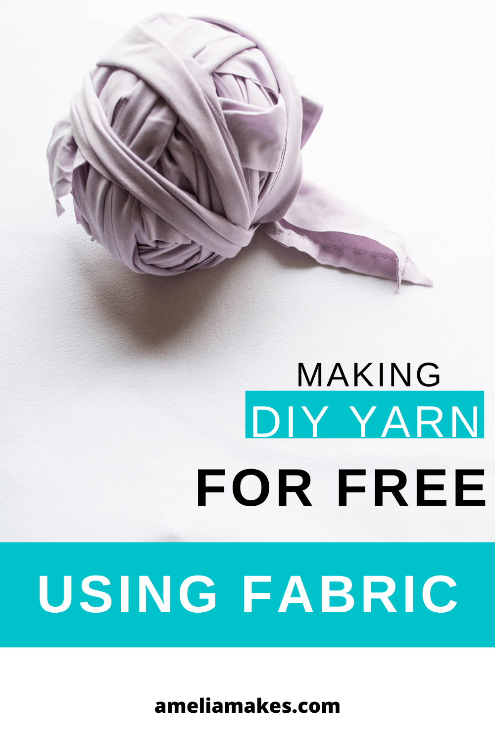 How to Turn Fabric into Yarn DIY Alternative for Crocheting Amelia Makes