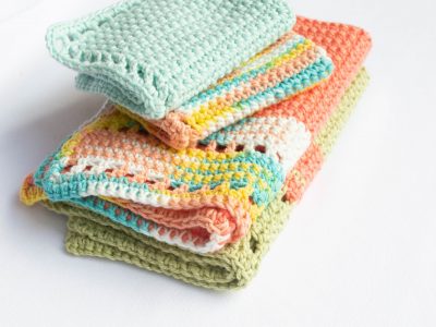 Crochet Washcloth featured image.