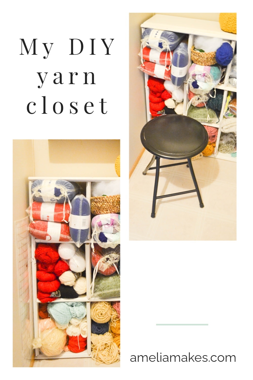 Crafting a Creative SpaceMy DIY Craft Closet Amelia Makes