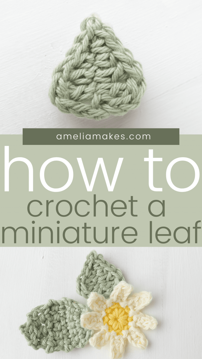 How to Crochet Leaves Video Tutorial Amelia Makes