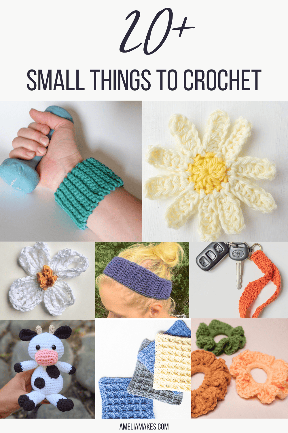 20+ Small Things To Crochet - Free Patterns - Amelia Makes