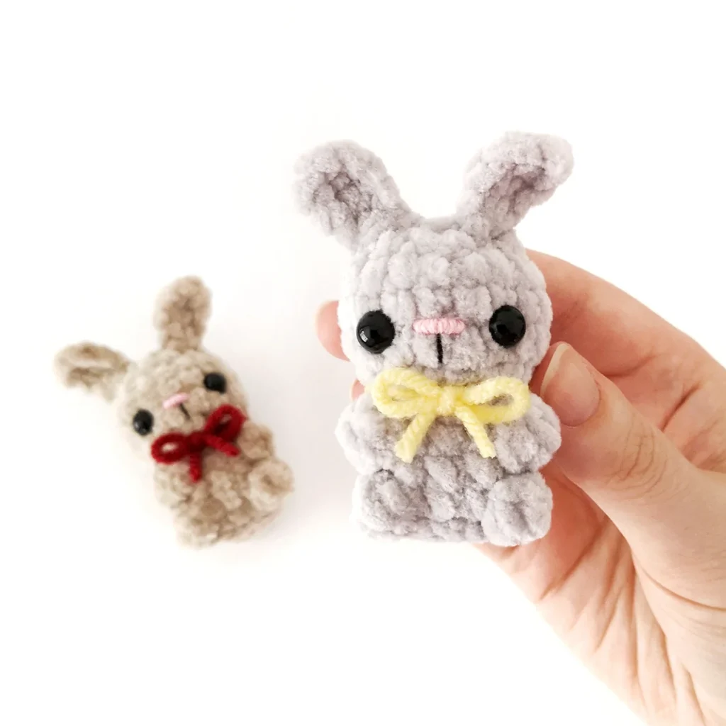 No-sew crochet bunny