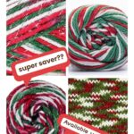 8 christmas colorways in popular lines of yarn