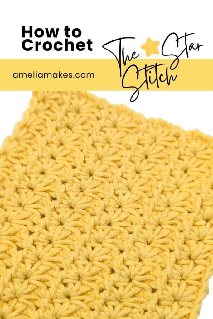 how to crochet the star stitch