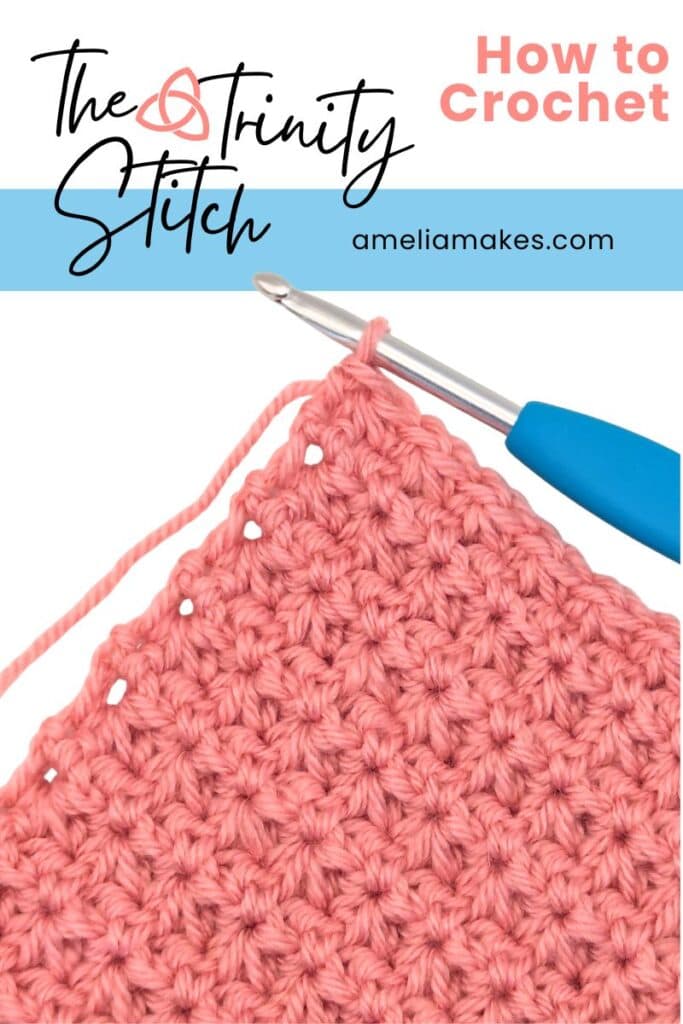 how to crochet the trinity stitch