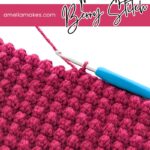 How to crochet the even berry stitch